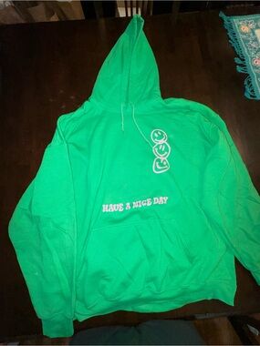 Chi Omega "Have A Nice Day" Greek Life Graphic Hoodie